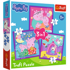 TREFL PEPPA PIG Pužļu komplekts 3in1