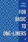 Weßling, H: FOR BASIC TO ONE-LINERS