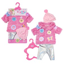 BABY BORN Komplekts rozā mētelis, 43 cm