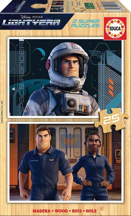 EDUCA Lightyear koka puzles, 2 gab