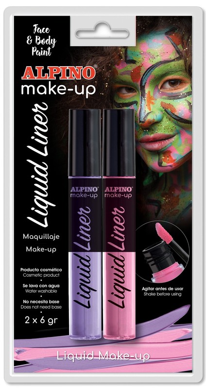 Sejas krāsas ALPINO Liquid Liner, rozā