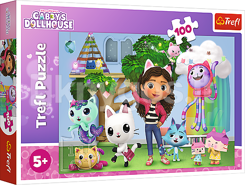 TREFL GABBY´S DOLLHOUSE Puzle, 100 gab