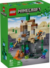 Konstruktors Blocks Minecraft 21587 — Zombiju pagrabs
