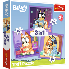 TREFL BLUEY Pužļu komplekts 3in1