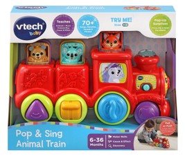 VTECH Muzikāla rotaļlieta Dziedošais vilcieniņš ar dzīvniekiem (Angļu val.)