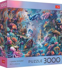 TREFL Puzle ar plakātu Dzīve zem ūdens, 3000 gab.