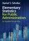 Scheller, D: Elementary Statistics for Public Administration