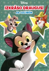 Izkrāso draugus! Ar uzlīmēm. Disney