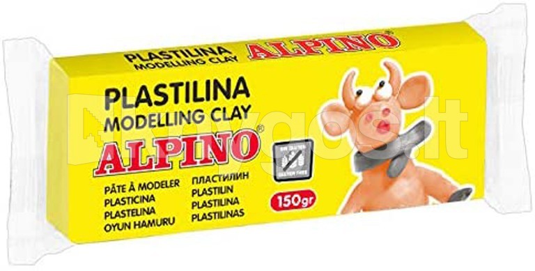 Plastilīns ALPINO 150 g, gaiši dzeltens