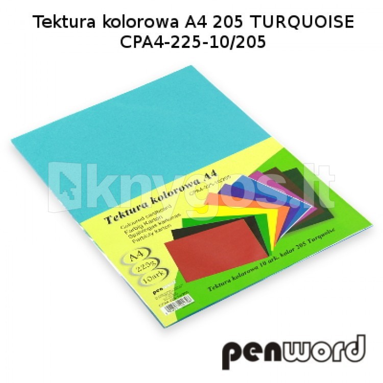 PenWord kartons A4, 225 g/m², 10