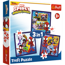 TREFL SPIDEY Pužļu komplekts 3in1