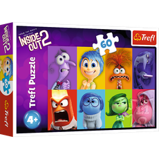TREFL DISNEY Inside Out 2 Mirdzoša puzle, 60 gab.