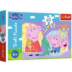 TREFL PEPPA PIG Puzle Peppa, 60 gab.