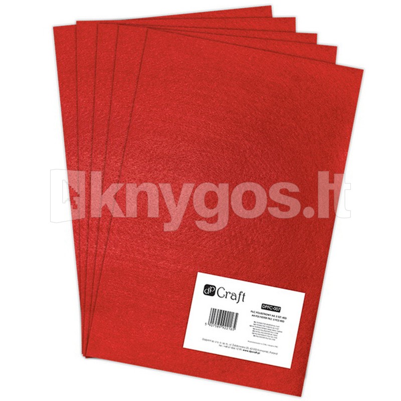 DallPrint Poliestera filca loksnes A4, 5