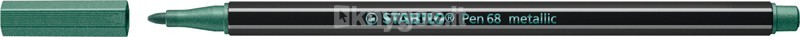 Stabilo Flomasteris PEN 68 Metallic, zaļš