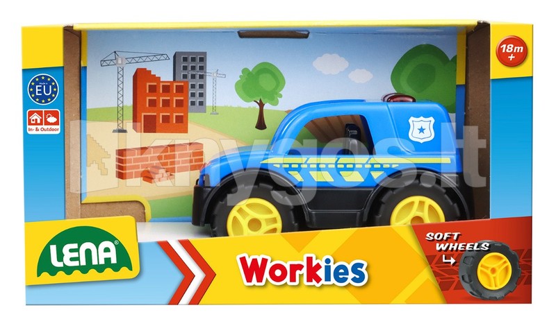 Lena Workies policijas auto, 12 cm