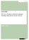The Use of Drama in Modern Language Teaching. Material for French Lessons