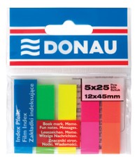 Pašlīmējošas indekslapiņas 5 x 25 / 12 x 45 mm