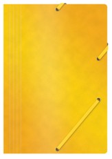 Mape ar gumiju, A4, 390 g/m², dzeltena