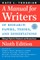 Manual for Writers of Research Papers, Theses, and Dissertations