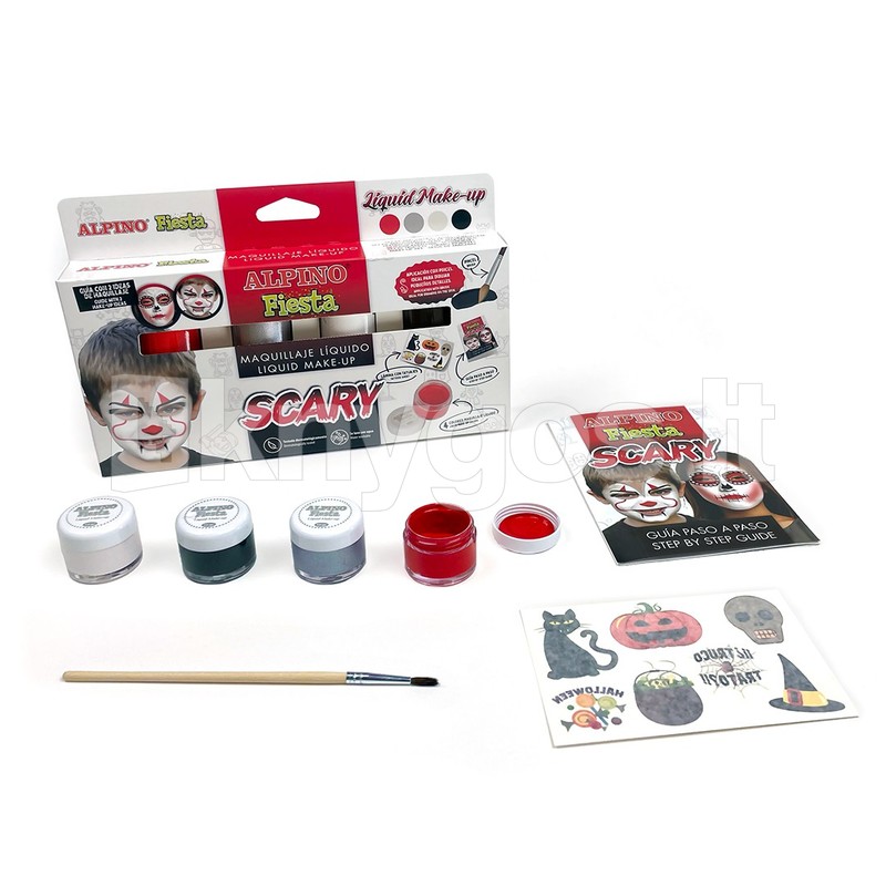Grima komplekts ALPINO Fiesta SCARY, 4