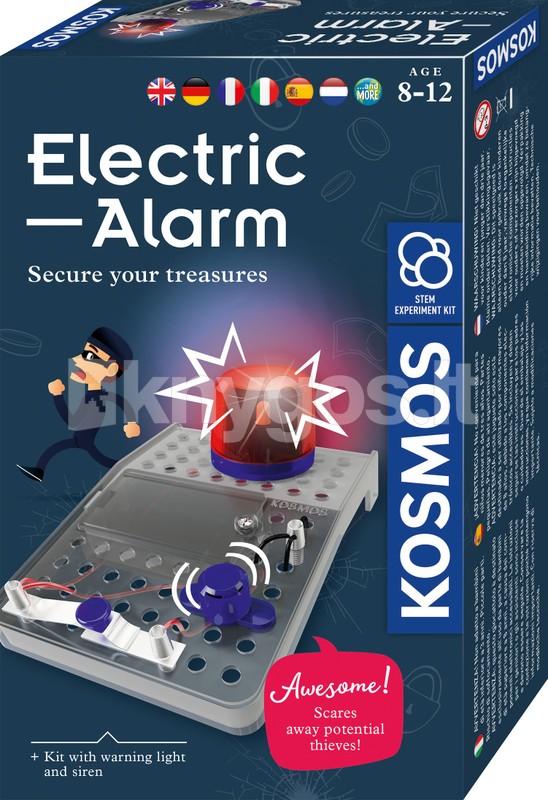 KOSMOS Attīstošais komplekts ELECTRIC-ALARM (8–12 gadiem)