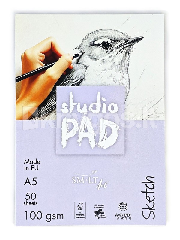 Skices bloks "Studio" A5, 50