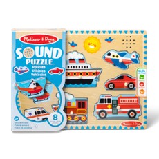 MELISSA & DOUG Puzle ar transportlīdzekļu skaņām
