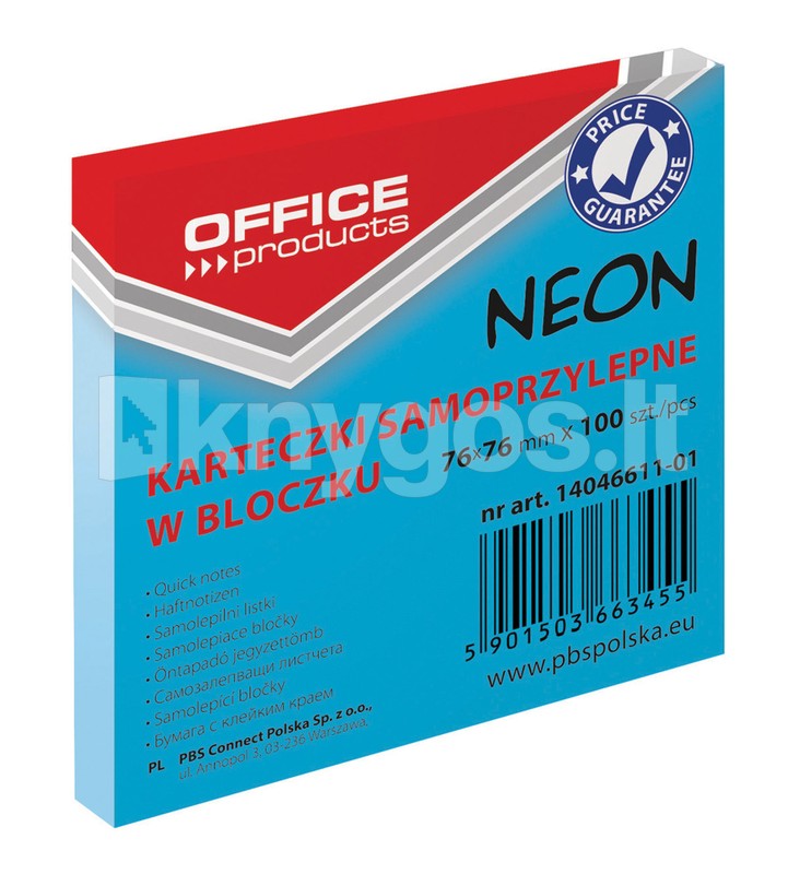 Office Products Līmlapiņas 76 x 76