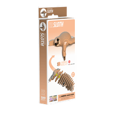 EUGY 3D Kartona modeļu komplekts - Sloth (Lēns dzīvnieks)