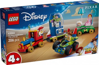 Disney Toy Story svētku vilciens ar tālvadāmu auto, 43264