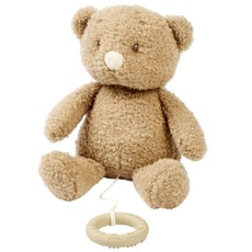 NATTOU Teddy Muzikāla plīša rotaļlieta Lācis, 16 cm
