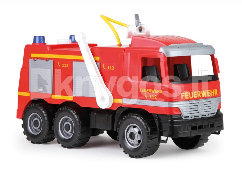 Lena rotaļu ugunsdzēsēju automašīna Actros, brūna