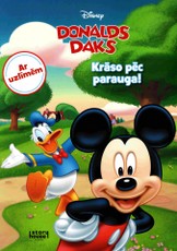 Donalds Daks. Krāso pēc parauga. Ar uzlīmēm. Disney