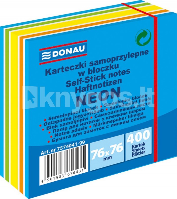DONAU Līmlapiņas 76 x 76 mm