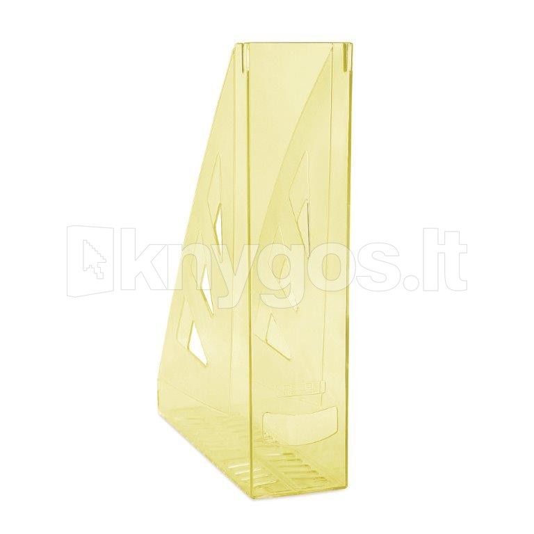 Office Products Caurspīdīgs dzeltenīgs brošūru statīvs