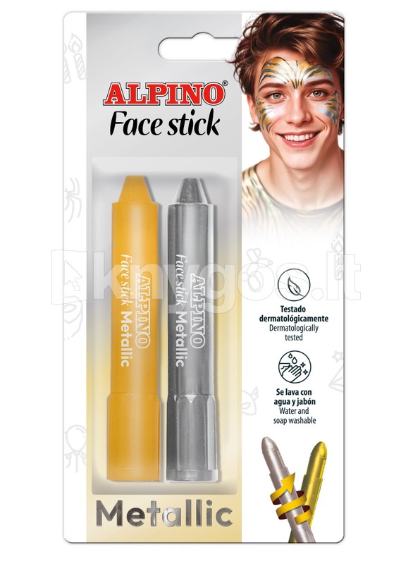 ALPINO metāliskie sejas zīmuļi, 2 gab