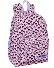Skolas mugursoma „Hello Kitty Kuromi“ ar nodalījumu klēpjdatoram, 43 cm