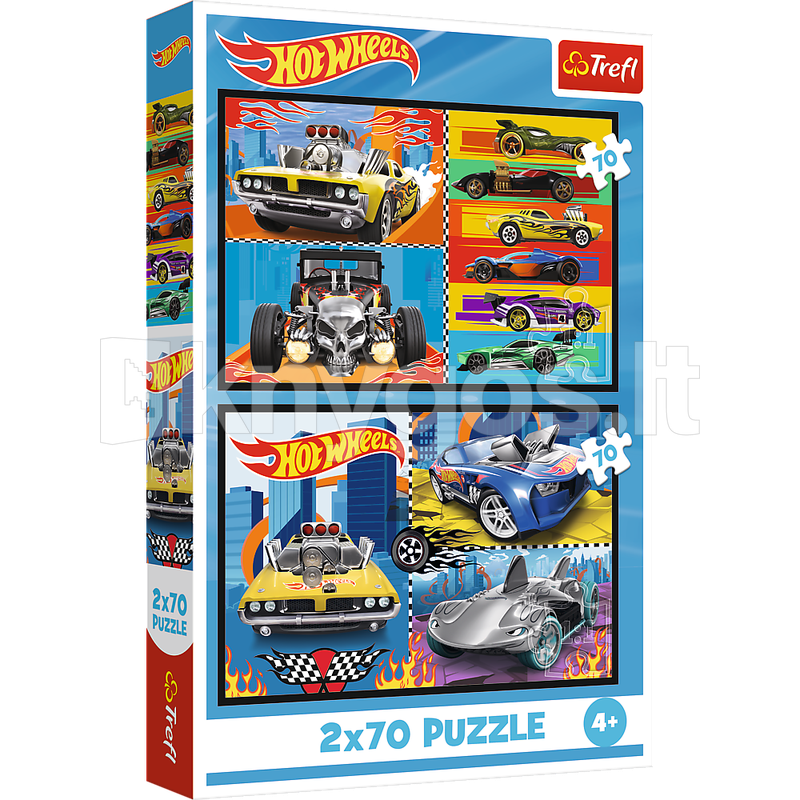 TREFL HOT WHEELS Pužļu komplekts Rotaļu