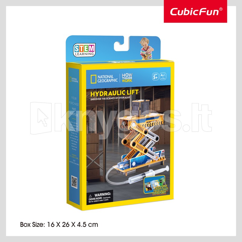 CUBIC FUN National Geographic 3D puzle