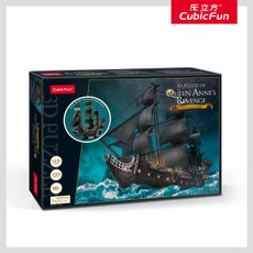 CUBICFUN 3d BL puzle Karalienes Annas atriebība