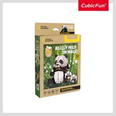 CUBICFUN NATIONAL GEOGRAPHIC 3D puzle Lielā panda