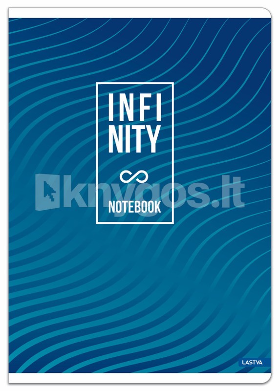 Lastva INFINITY burtnīca A5, 52 lapas