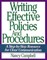 Writing Effective Policies and Procedures