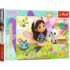 TREFL GABBY´S DOLLHOUSE Mirdzoša puzle, 100 gab.