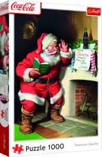 TREFL Puzle Coca-Cola: Santa by the fireplace 1000 gab.