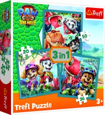 TREFL PAW PATROL Pužļu komplekts 3 in1