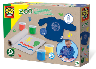 SES ECO pirkstu krāsu komplekts ar priekšautu