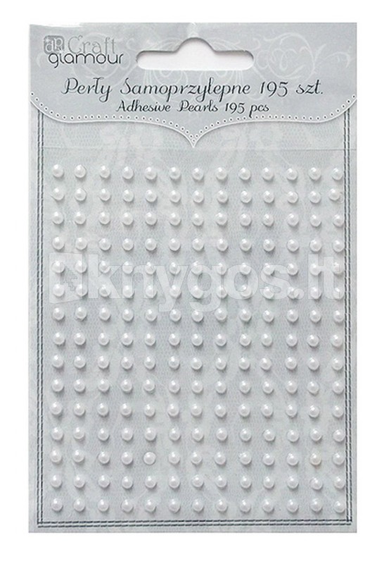 DallPrint Pašlīmējošas pērlītes 3 mm, 195