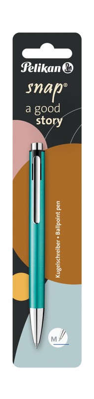 Pelikan SNAP METALLIC K10 bumbiņpildspalva, tirkīza